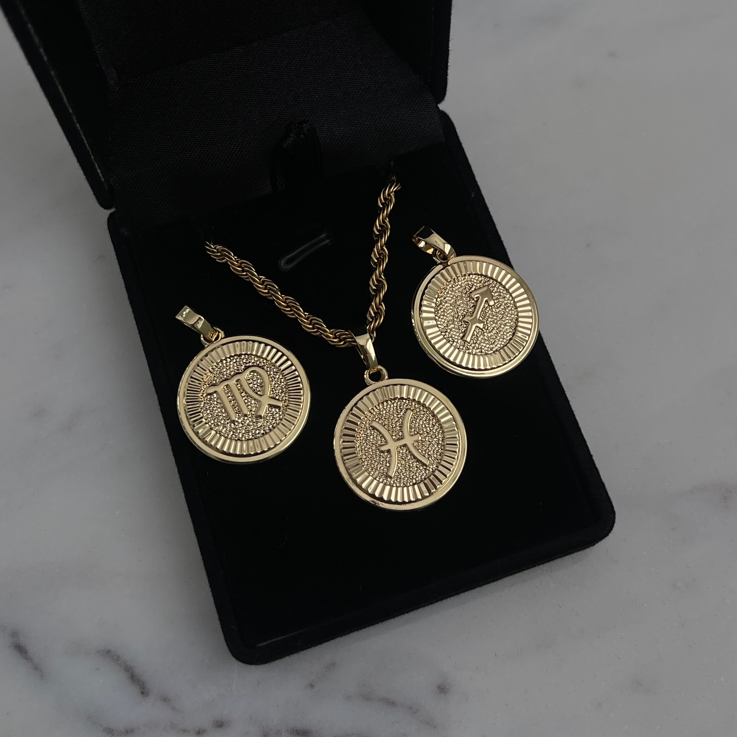 Gold Zodiac Necklaces