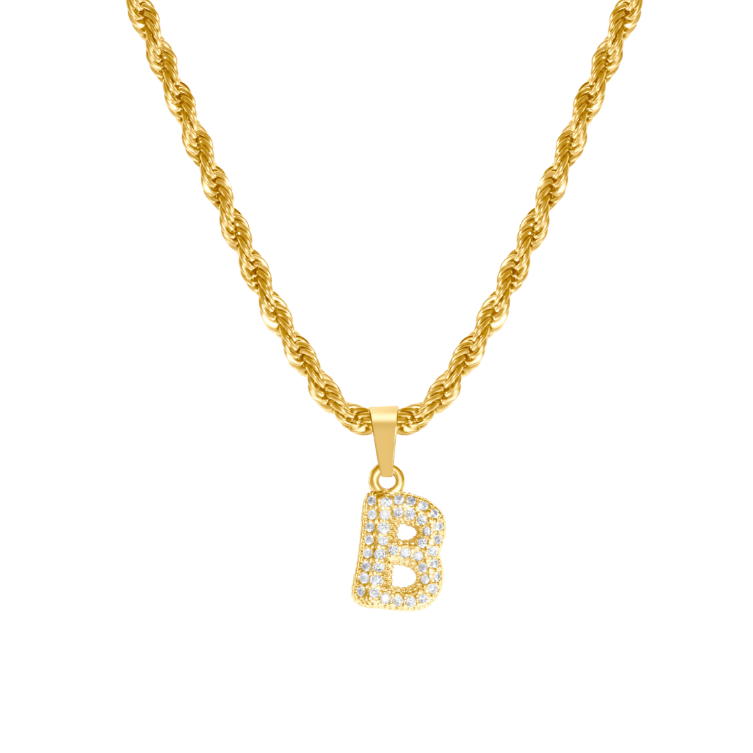 Bubble_initial_Necklace