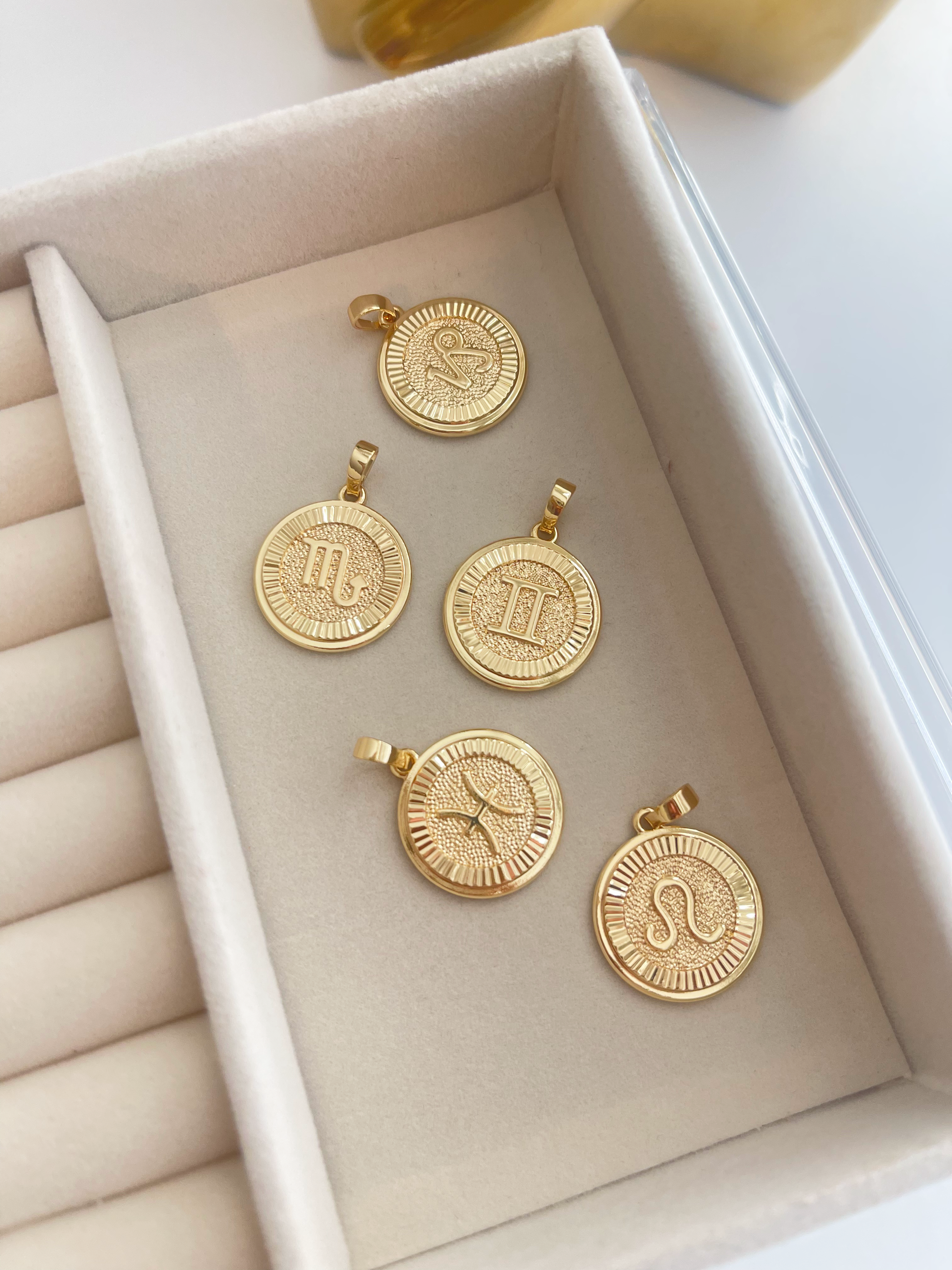 Gemini Virgo Leo Zodiac Necklaces