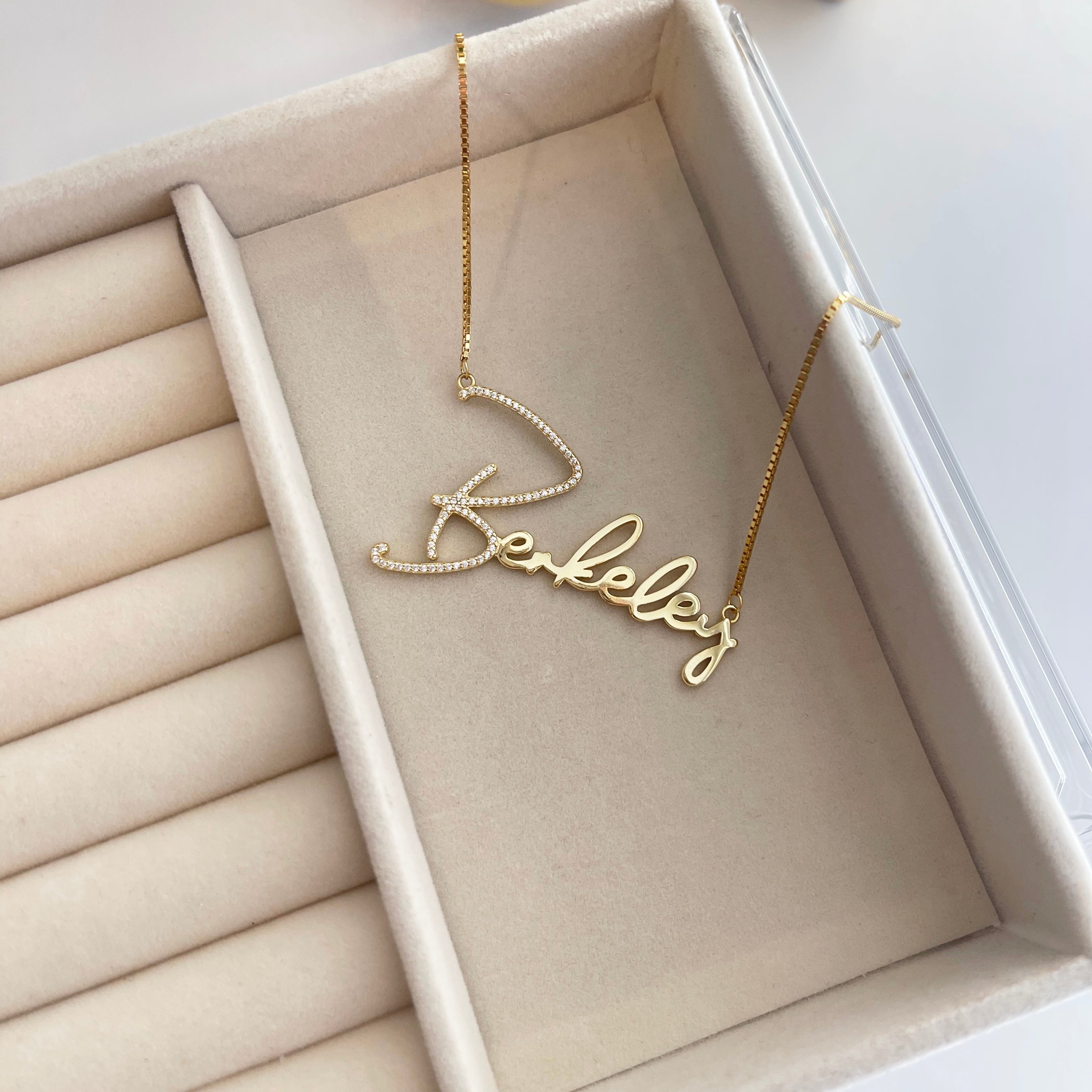 Gold Custom Name Necklaces