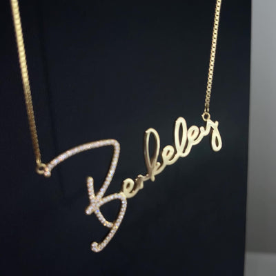 Personalized custom name necklace